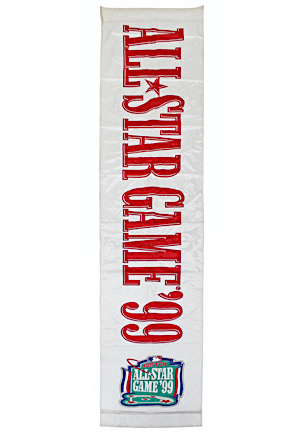 1999 All-Star Game Banner Flown At Fenway Park (New England Sports Charity LOA)