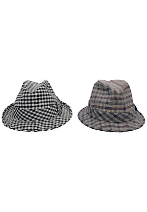 Paul "Bear" Bryants Personally Owned & Coaches-Worn Iconic Houndstooth Hats (2)(Great Provenance • Photographer LOA)