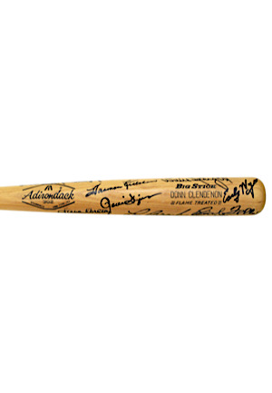 1968-70 Donn Clendenon New York Mets Game-Used Bat Multi-Signed By 18 HOFers With Koufax