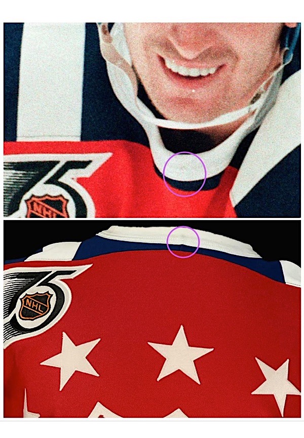 Lot Detail - 1992 Wayne Gretzky NHL All-Star Game-Used & Signed