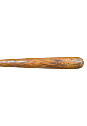 1957 Willie Mays New York Giants Game-Used Bat (PSA/DNA GU 9.5 • “Keep It Kid!” On-Field Gift From Mays To Our Consignor)