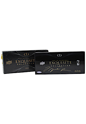 2007-08 Michael Jordan Autographed Exquisite Collection Box (UDA • LE 15/23)