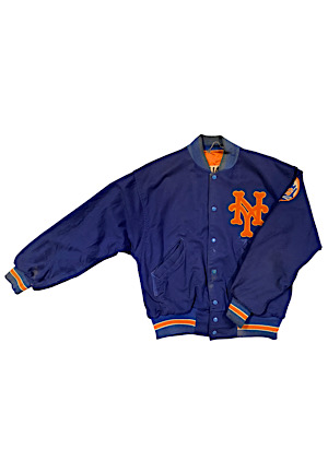 Early 1960s Gil Hodges New York Mets Player Worn Heavy Dugout Jacket