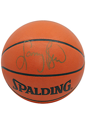 Larry Bird Autographed Spalding Basketball (UDA)
