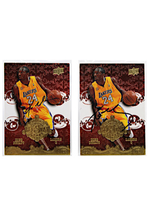 2008 Upper Deck NBA All-Stars Kobe Bryant Autographed #AS2 (2)(Sourced From Bryants Personal Bodyguard)