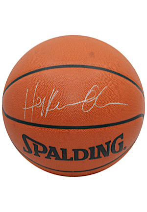 Hakeem Olajuwon Autographed Spalding Basketball