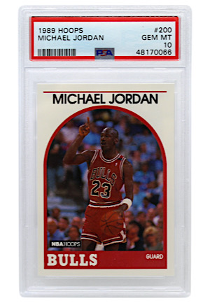 1989 Hoops Michael Jordan #200 (PSA GEM MT 10)