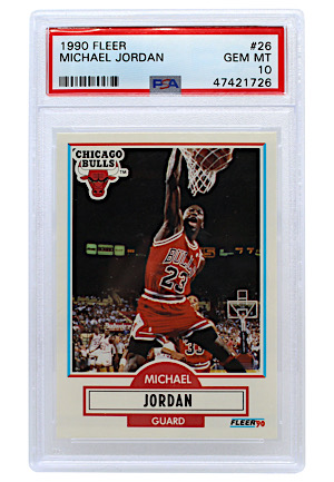 1990 Fleer Michael Jordan #26 (PSA GEM MT 10)