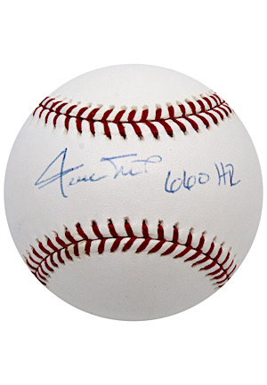 Willie Mays Single-Signed & Inscribed "660 HR" OML Baseball