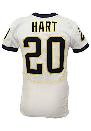 2007 Michael Hart Michigan Wolverines Game-Used Jersey