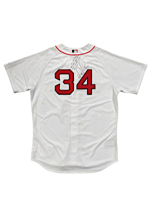 2010 David Ortiz Boston Red Sox Game-Used & Autographed Home Jersey