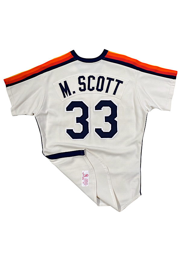 Lot Detail - Mike Scott Game Used/Worn 1986 Houston Astros Jersey (Grey  Flannel)