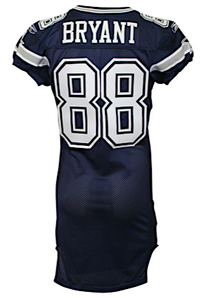 2010 Dez Bryant Dallas Cowboys Rookie Game-Used Alternate Jersey