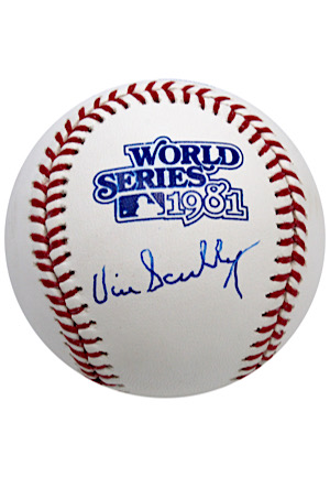 1981 Vin Scully Single-Signed OWS Baseball (Beckett COA)