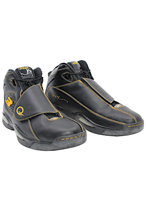 2007-08 Allen Iverson Denver Nuggets Game-Used PE Shoes (Purchased From AIs Agent)