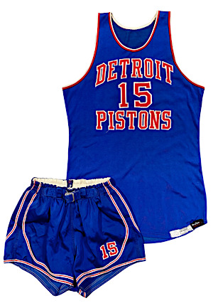 Late 1950s Dick McGuire Detroit Pistons Game-Used Durene Uniform (2)(Graded 9+ • Apparent Photo-Match • Only Known Example) 