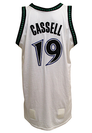 2004-05 Sam Cassell Minnesota Timberwolves Game-Used Home Jersey (Photo-Matched & Graded 10)