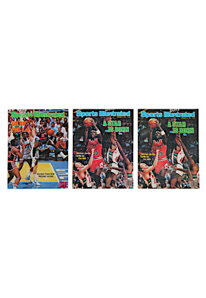 Grouping Of 1984 Michael Jordan Sports Illustrated Magazines (3)