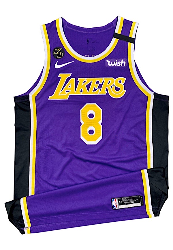 Lot Detail - Kobe Bryant Los Angeles Lakers LE 8/24 Tribute Jersey NBPA  Gift To Active Players (NBPA LOA)