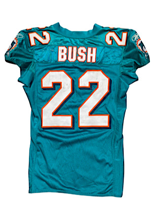 9/25/2011 Reggie Bush Miami Dolphins Game-Used Jersey (Photo-Matched • Dolphins LOA)