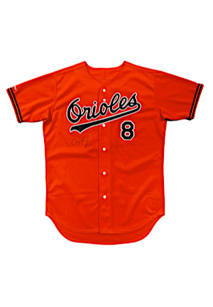1989 Cal Ripken Jr. Baltimore Orioles Game-Used & Autographed Alternate Jersey