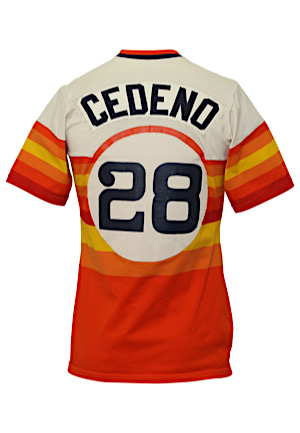 Late 1970s Cesar Cedeno Houston Astros Game-Used Jersey