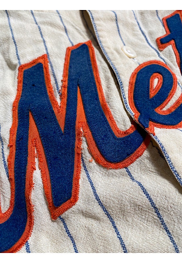 Lot Detail - 1962 Gil Hodges New York Mets Game-Used Home Flannel