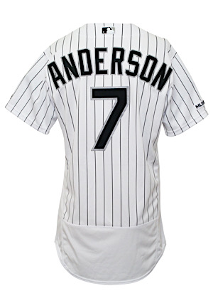2019 Tim Anderson Chicago White Sox Game-Used Home Jersey (MLB Authenticated • Batting Title Champ)