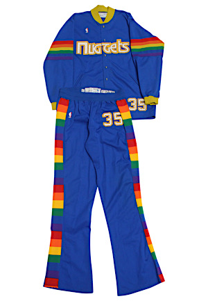 1987-88 Michael Brooks Denver Nuggets Player-Worn Warm-Up Suit (2)