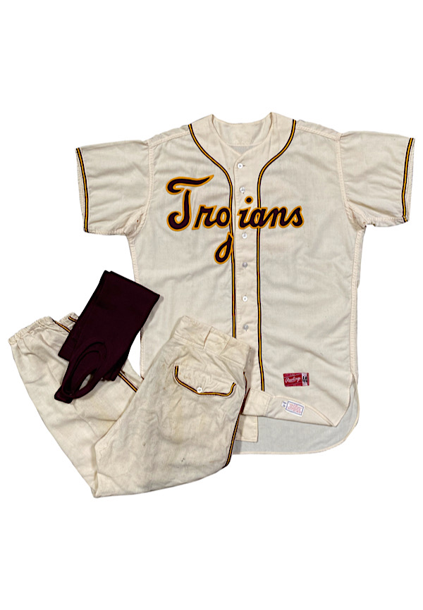 Lot Detail - 1965 Tom Seaver USC Trojans Game-Used Flannel Uniform