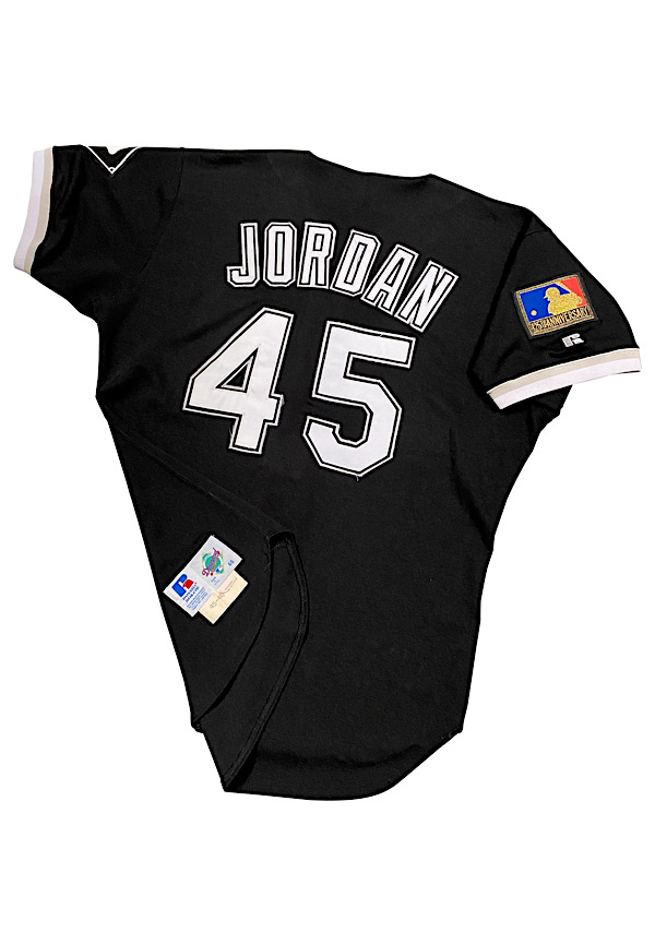 1994 Michael Jordan Chicago White Sox Russell Authentic Black Alternate MLB  Jersey Size 40 Medium – Rare VNTG