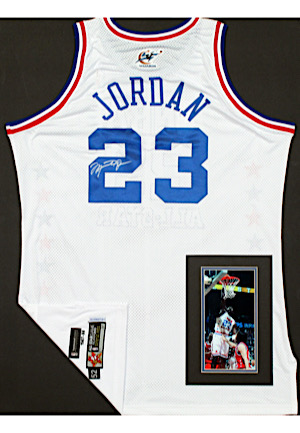 2003 Michael Jordan Washington Wizards NBA All-Star Game Autographed Jersey (Ball Boy LOA)