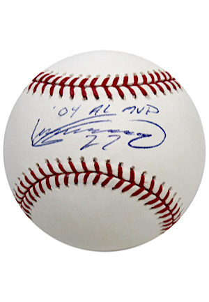 Vladimir Guerrero Single-Signed & Inscribed OML Baseball