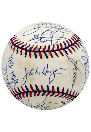 1996 American League All-Stars Team-Signed OAS Baseball
