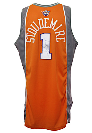 2006-07 Amare Stoudemire Phoenix Suns Game-Used & Autographed Alternate Jersey