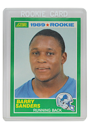 1989 Score Barry Sanders Rookie #257