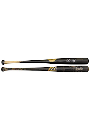 Chase Utley Philadelphia Phillies Game-Used & Autographed Bats (2)