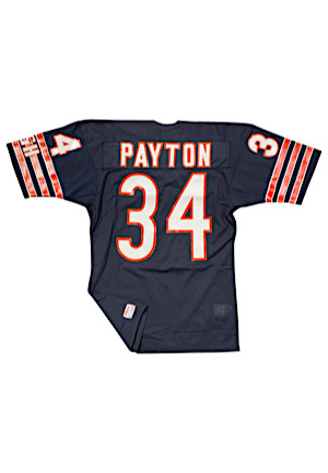 Circa 1985 Walter Payton Chicago Bears Game-Used Home Jersey