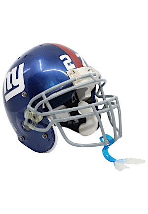 Circa 2002 Ron Dayne New York Giants Game-Used Helmet