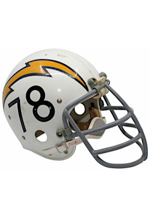 1970 Walt Sweeney San Diego Chargers Game-Used Helmet