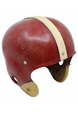 Circa Early 1950s Alan Ameche Wisconsin Badgers Game-Used Helmet (Heisman Trophy Winner)