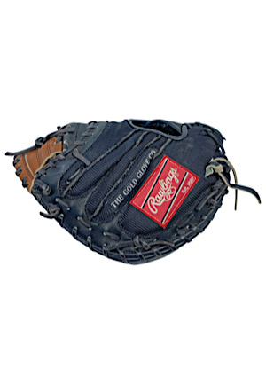 Circa 2007 Jorge Posada New York Yankees Game-Used Glove (PSA/DNA)