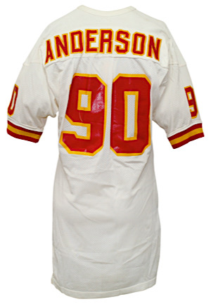 1979 Curtis Anderson Kansas City Chiefs Game-Used Home Jersey (Sourced From Family)