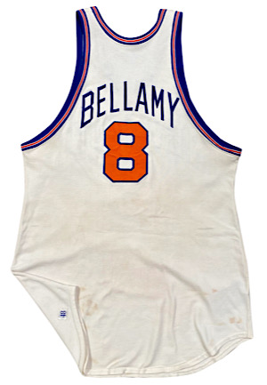 Late 1960s Walt Bellamy New York Knicks Game-Used Home Jersey (Photo-Matched & Graded 9+ • Rare) 