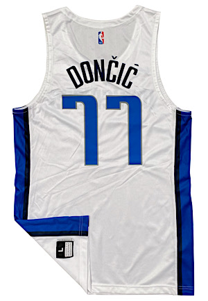 2018 Luka Doncic Dallas Mavericks Rookie Summer League Game-Issued Jersey (First Ever NBA Issued Jersey)