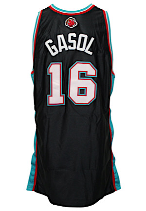 2002-03 Pau Gasol Memphis Grizzlies Game-Used Road Jersey