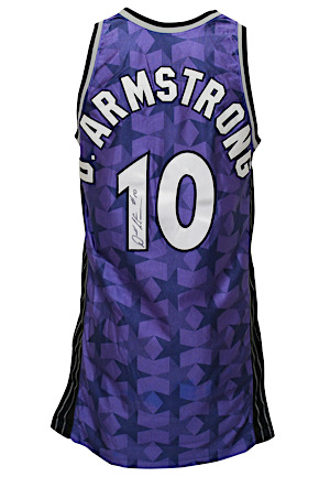 1998-99 Darrell Armstrong Orlando Magic Game-Used & Autographed Alternate Jersey