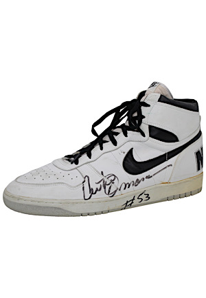 1984-85 Artis Gilmore San Antonio Spurs Game-Used & Autographed Single Shoe Presented To Julius "Dr. J" Erving (Erving LOA)