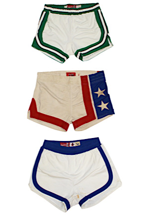 ABA Game-Used Shorts Nets & Colonels (3)