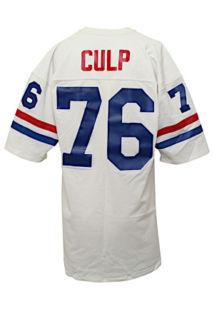 Late 1970s Curley Culp Game-Used & Autographed Pro Bowl Jersey